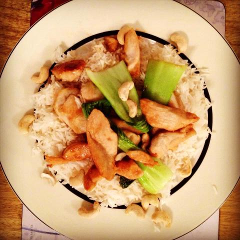 Teriyaki Chicken with Coco Nutty Rice and Bok Choi from Hello Fresh